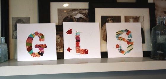 monogram craft for kids